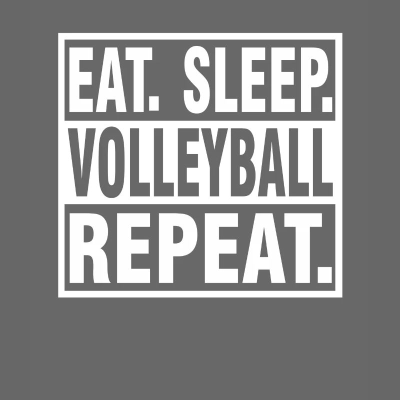 EAT SLEEP Volleyball REPEAT - Tshirt Geschenk
