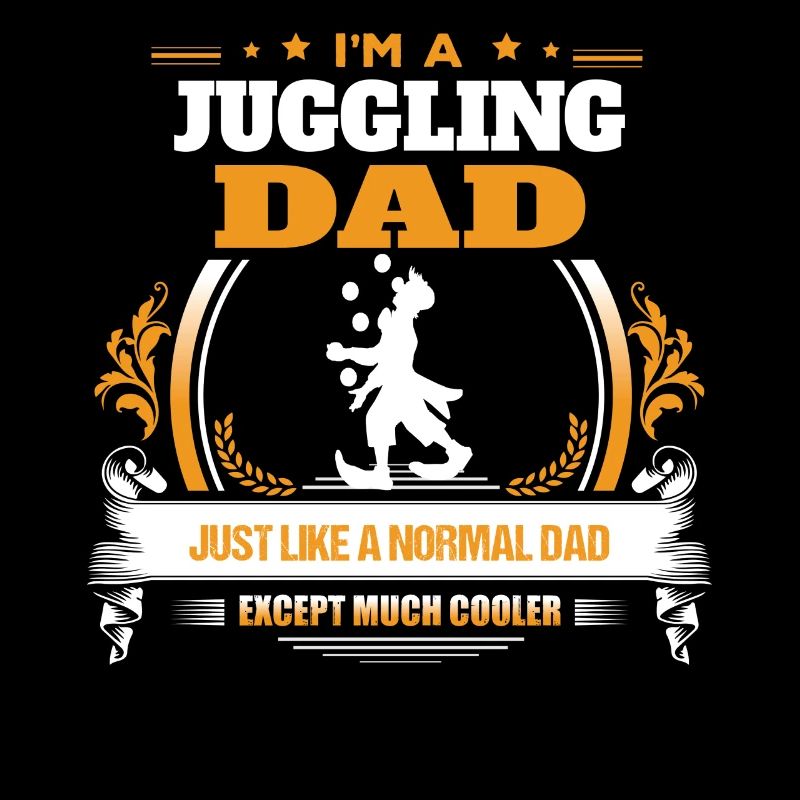 Jonglieren Dad Shirt Geschenkidee