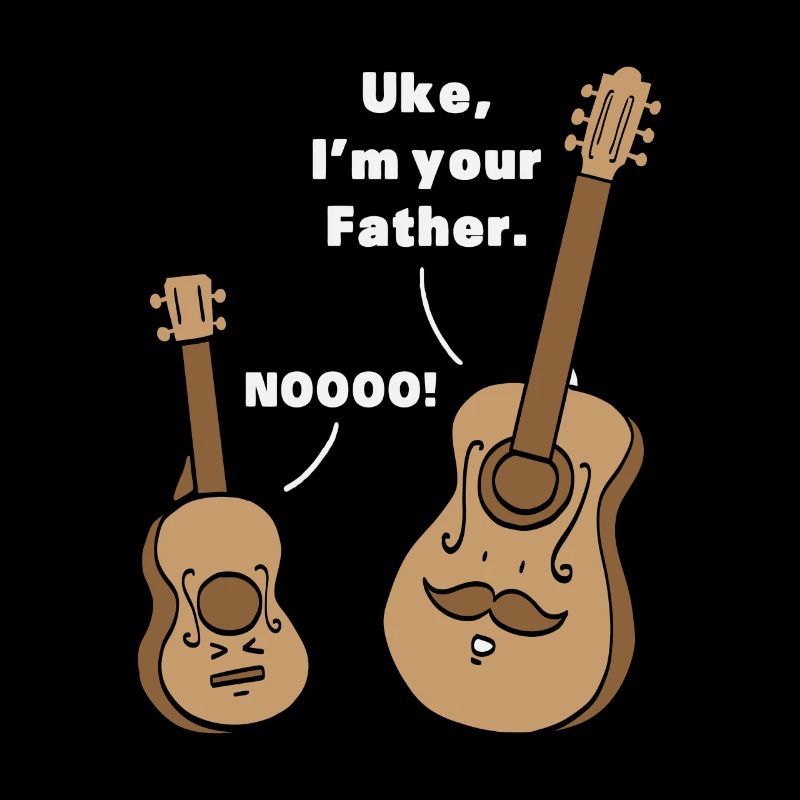 Ukulele Gitarre Geschenk Uke I am your father