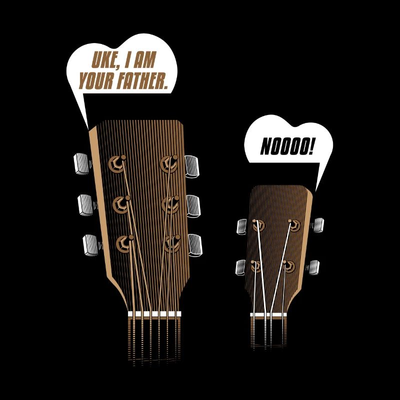 Cadeau de guitare ukulélé Uke vous êtes mon père