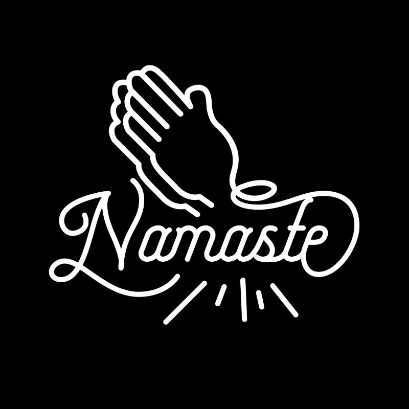Namaste - Blanc