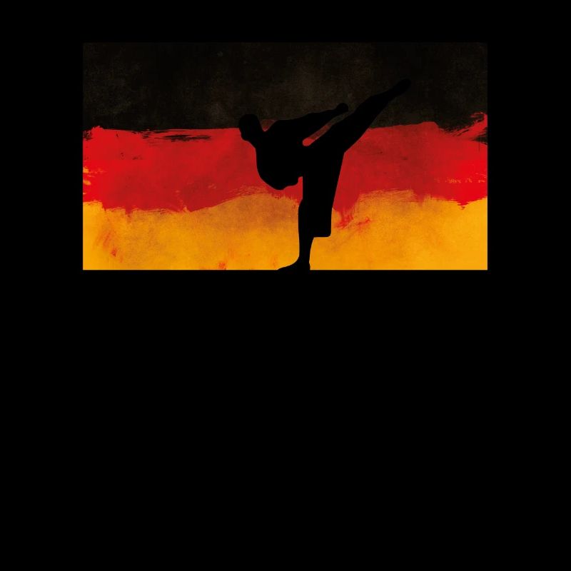 Deutschland Flagge Kickboxer Geschenk Gift