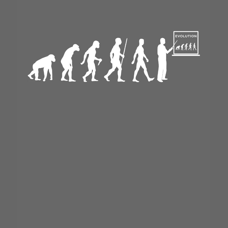 Lehrer Evolution Lehrerin Professor Professorin