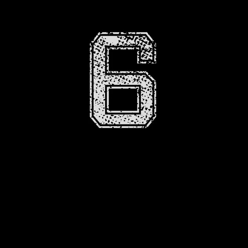Number 6 Number Six Gift