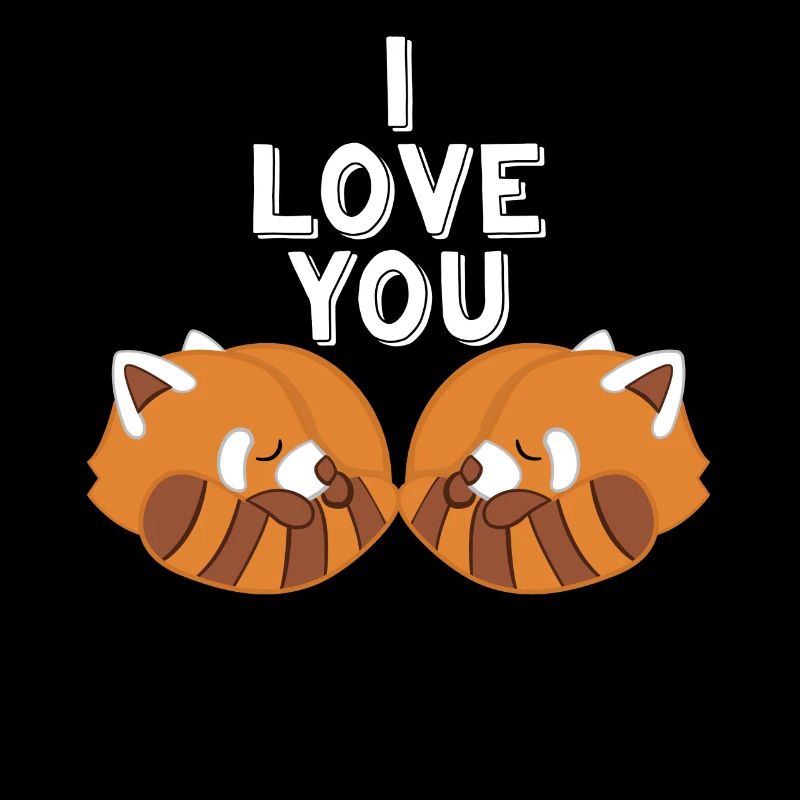 Red Panda - Love - Couple - Partner - Gift