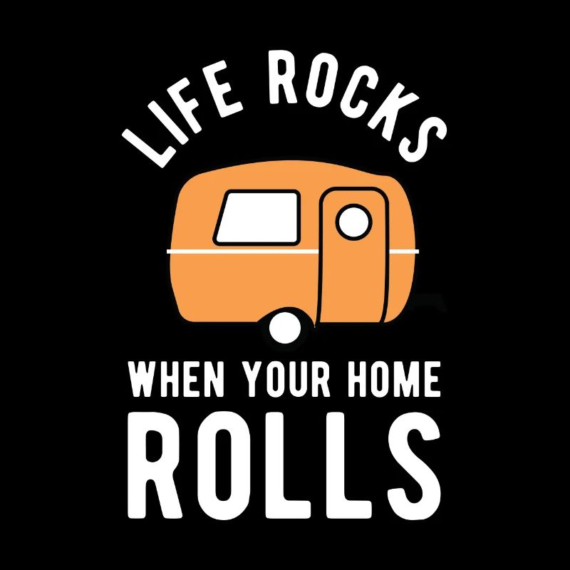 Camping T-Shirt Wohnwagen Geschenk Campingfreunde
