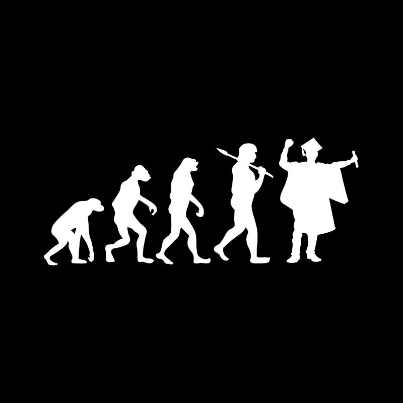 Graduierung - Evolution - Geschenk
