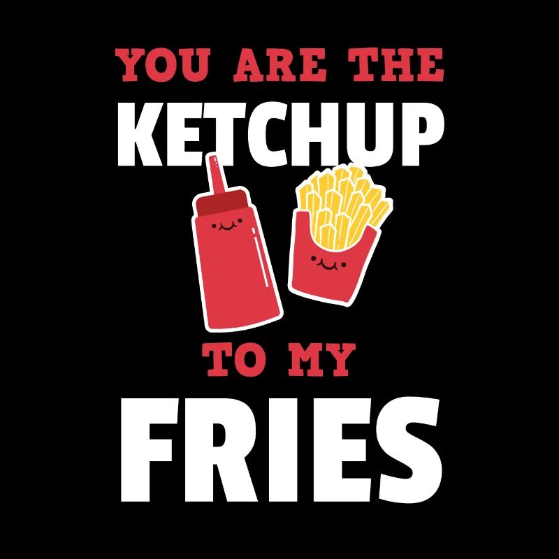 Le Ketchup à mes frites T-shirt mignon de couples