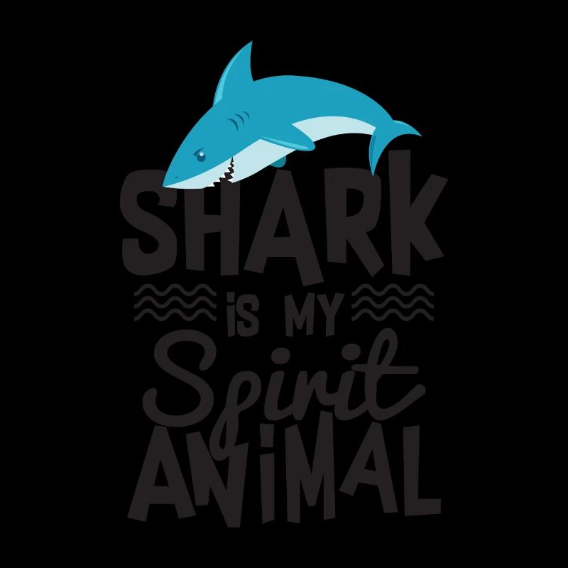 Cool requin est mon esprit animal citation t-shirt