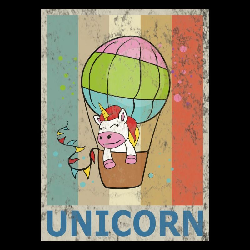 Einhorn Vintage Retro Style Grunge Einhörner