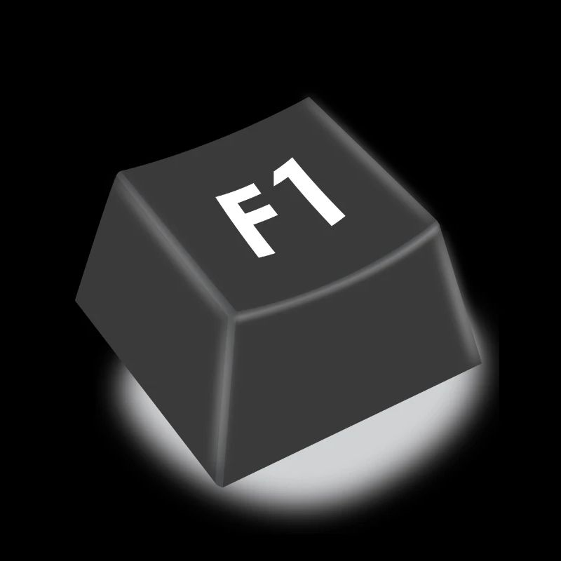 f1 Hilfe Knopf