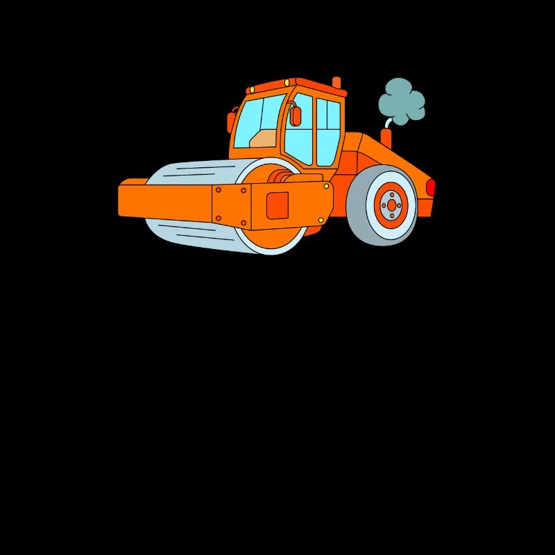 Steamroller - vehicle construction site