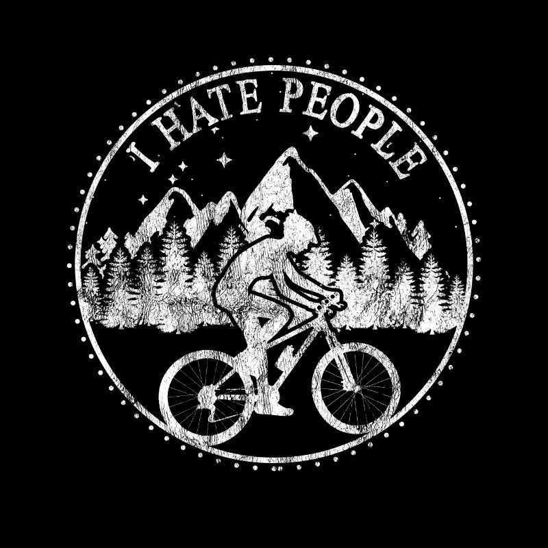 I Hate People - Ich hasse Menschen Geschenk Biker