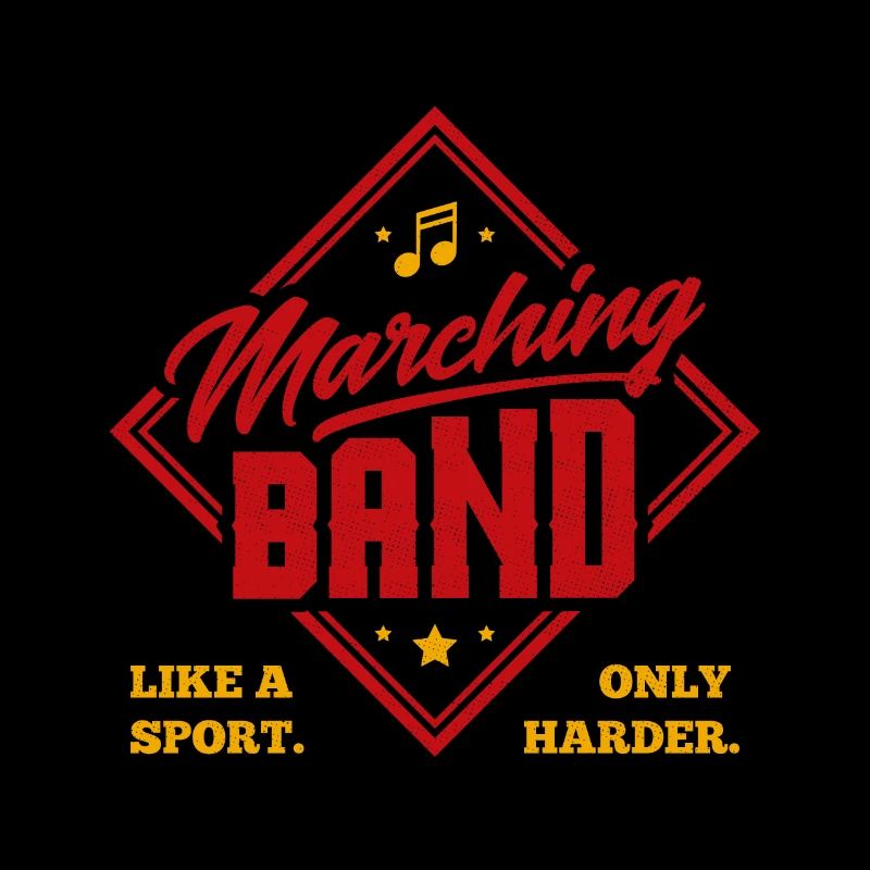 Saison de sport de bande de Marching TShirt comme un sport Onl
