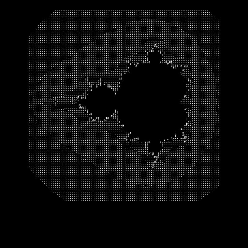 nerd mandelbrot ascii code programmeur pc hacker IT