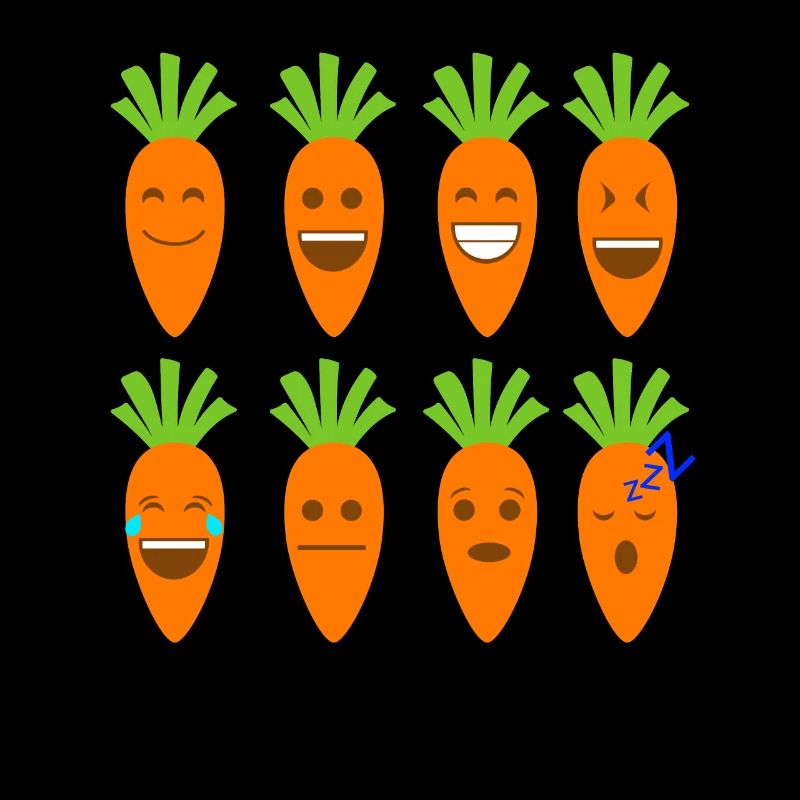 Emojis aux carottes