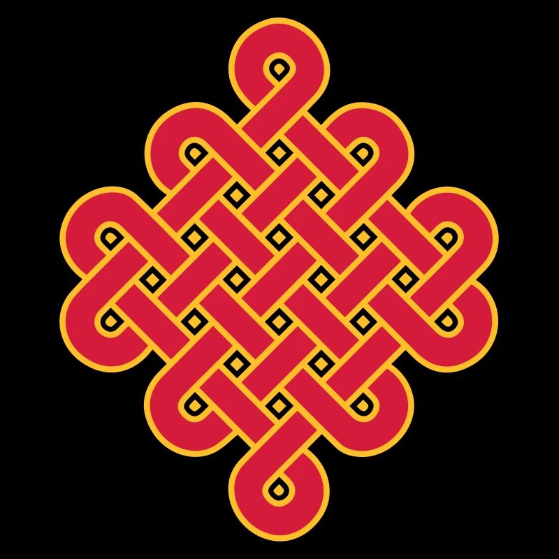 Infinity Buddhism Tibetan endless knot Celtic