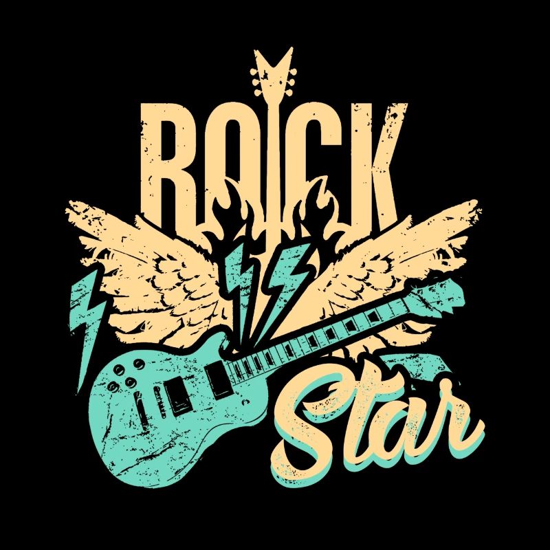 Electric Guitar Rock Star