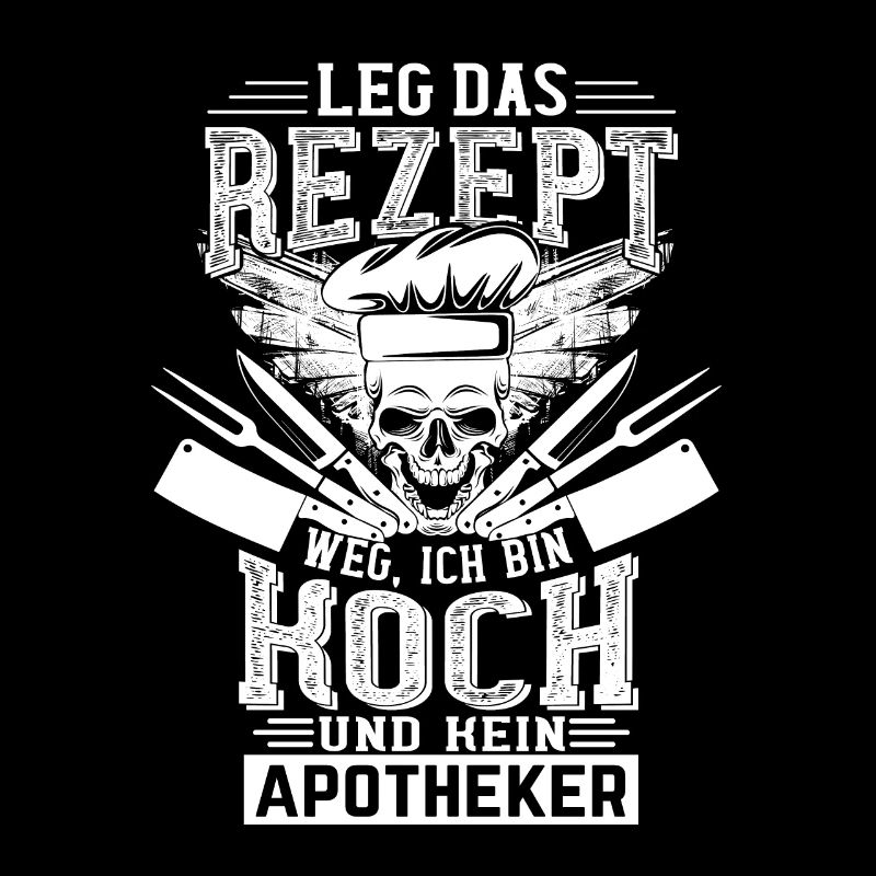 Koch leg das Rezept weg