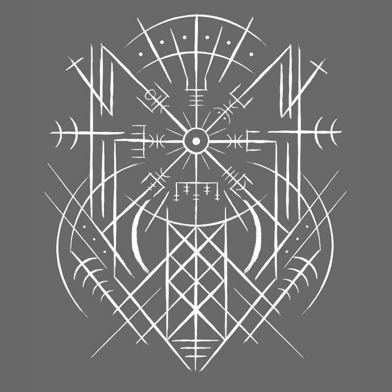 Vegvisir Runic Compass Celts Viking Web Wyrd