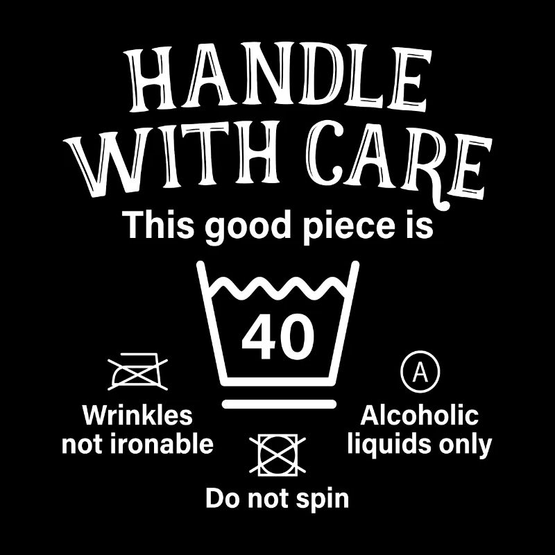 Manipuler avec soin quarante cadeau 40e anniversaire