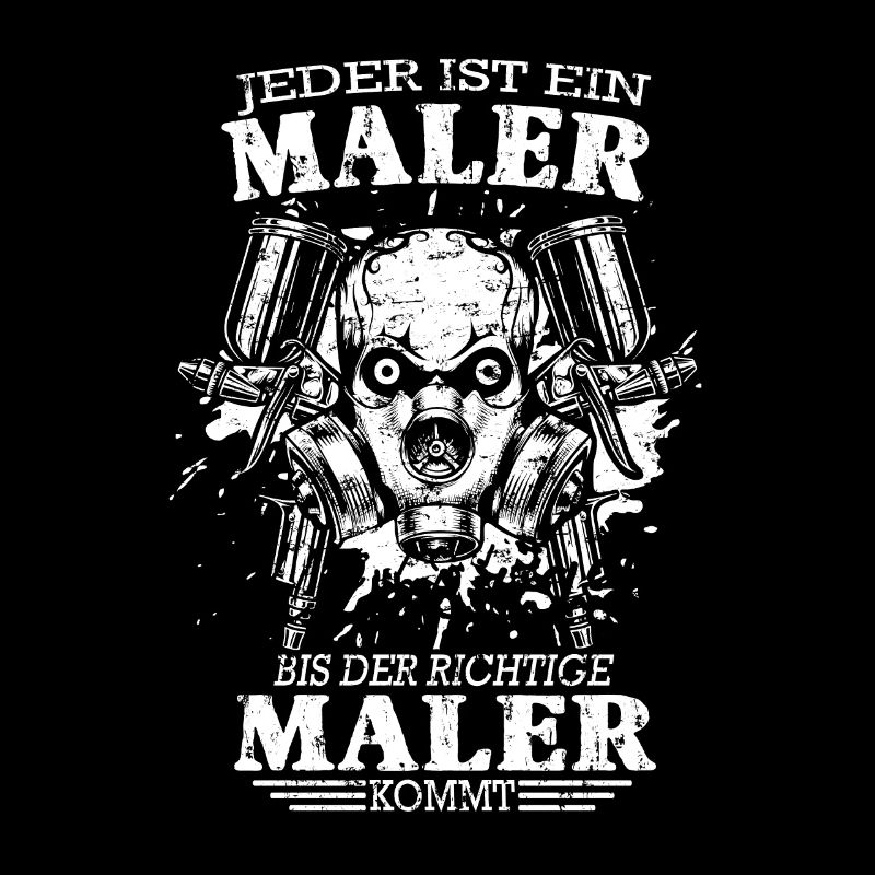 Herren Maler TShirt Jeder ist ein Maler