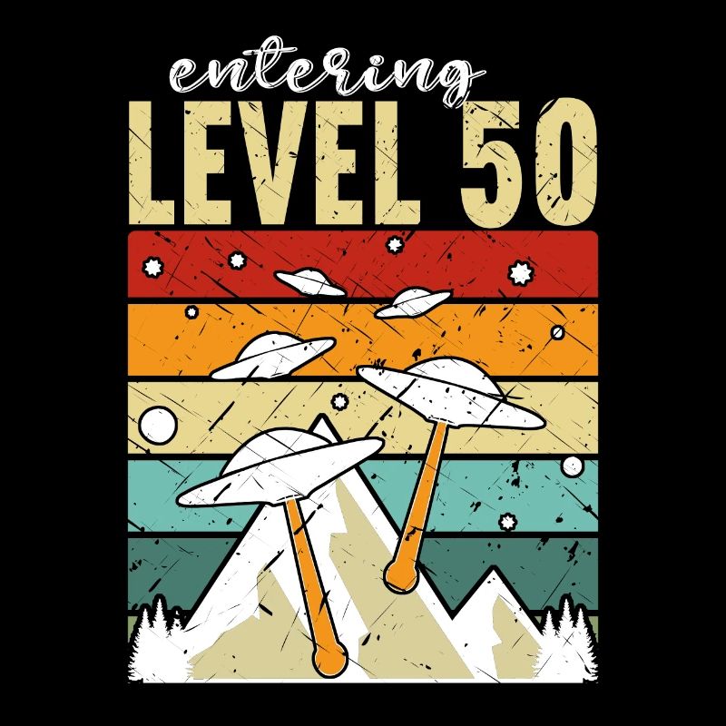 Level 50 Gaming Controller 50. Geburtstag