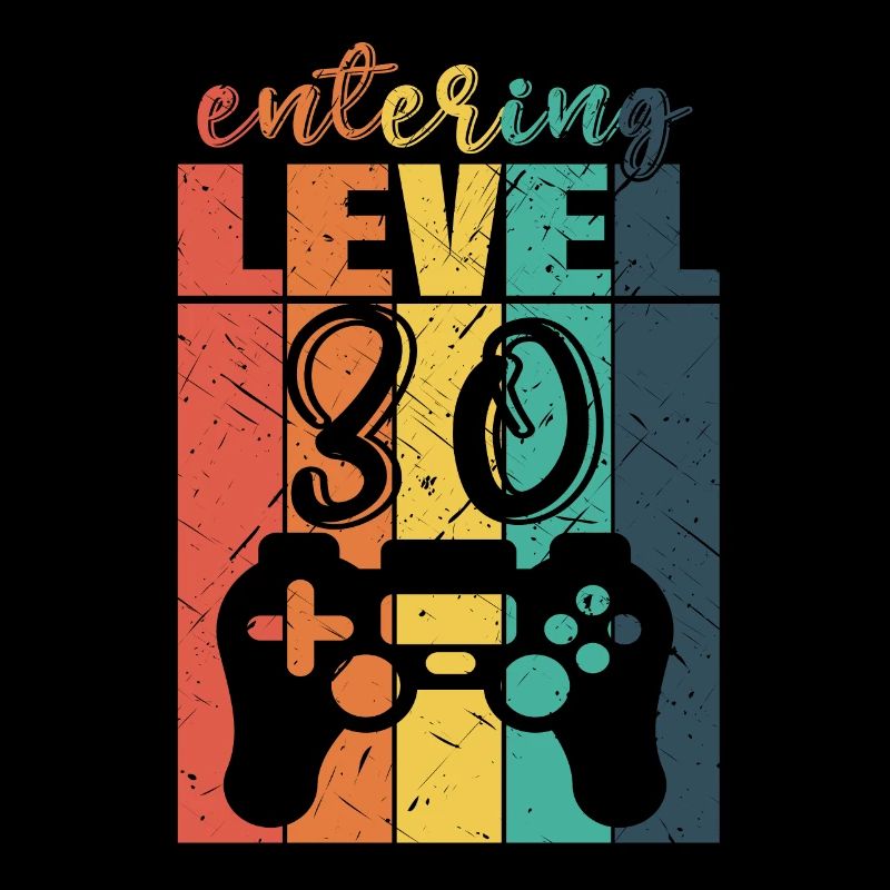 Level 30 Gaming Controller 30. Geburtstag