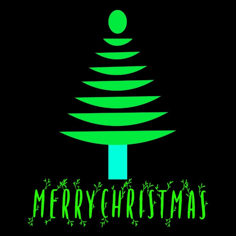 Neon-Kiefern-Weihnachtsbaum