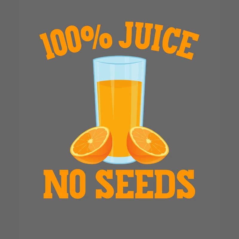 100% Jus Pas de graines 100% Drôle Vasectomie