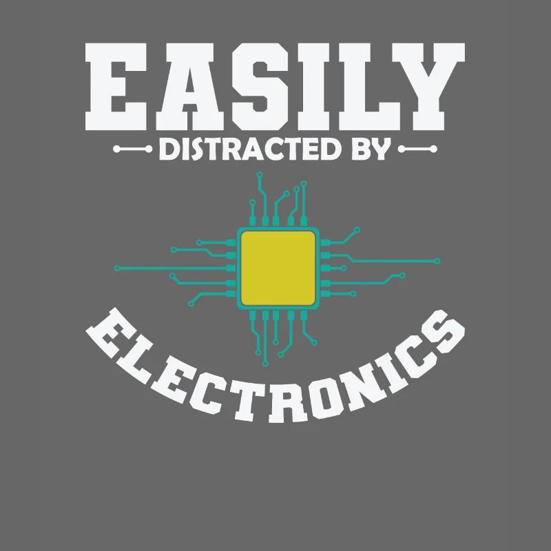 Easily Distracted By Electronics Beruf