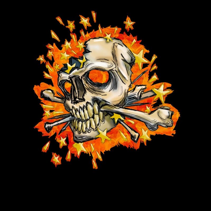 exploding skull