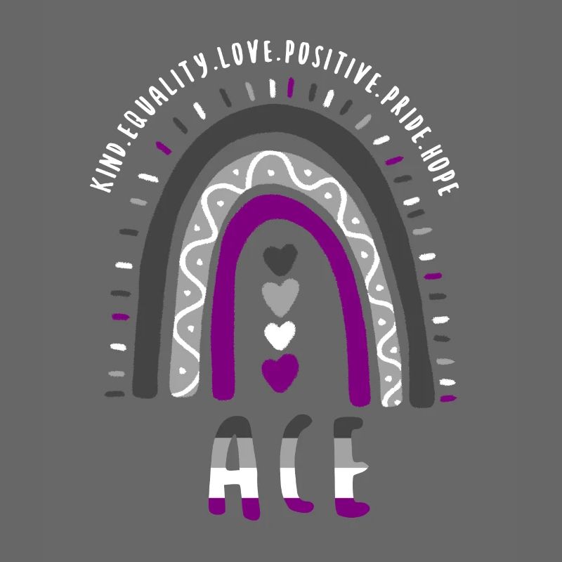 Ace Pride Boho Regenbogen