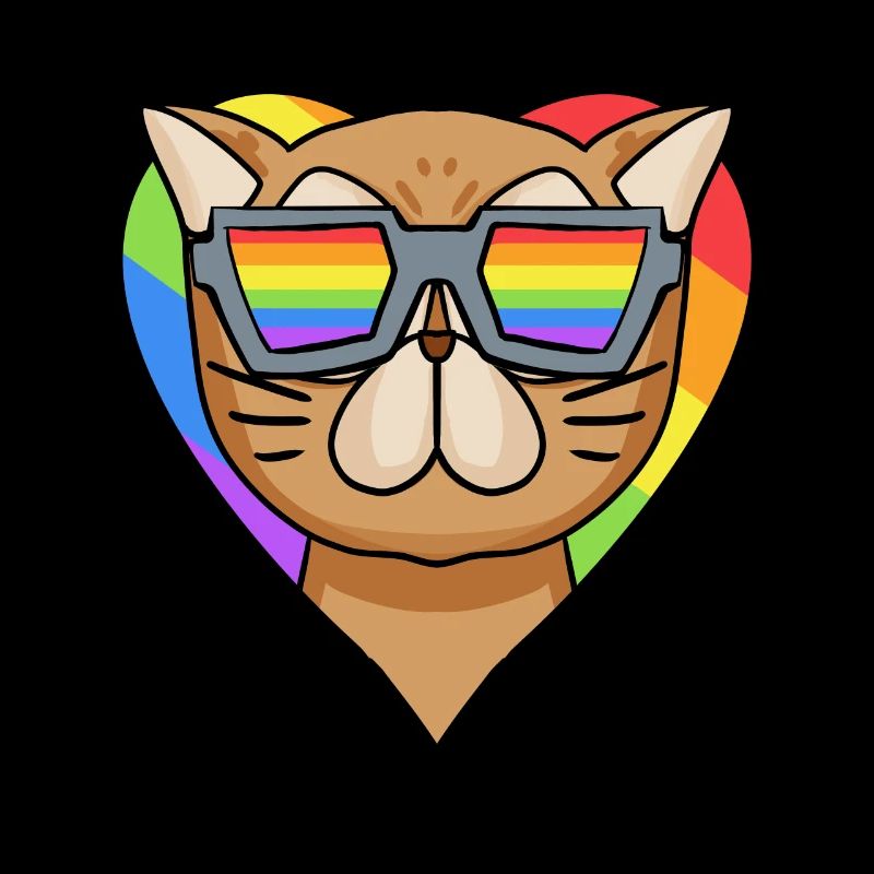 CHAT LGBT Chat Persan Arc-en-ciel
