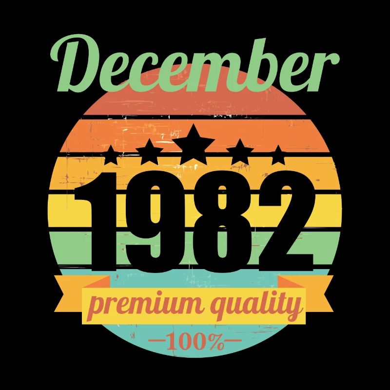 Né en décembre 1982 40 ans 40s 40e anniversaire