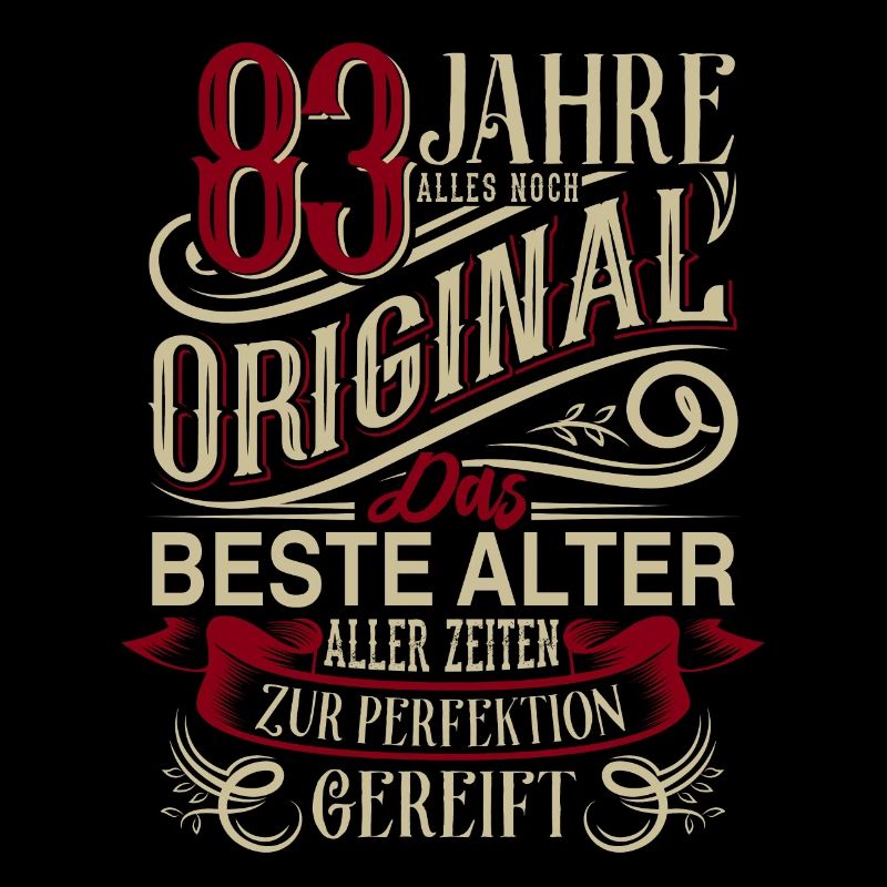 83. Geburtstag Vintage Retro