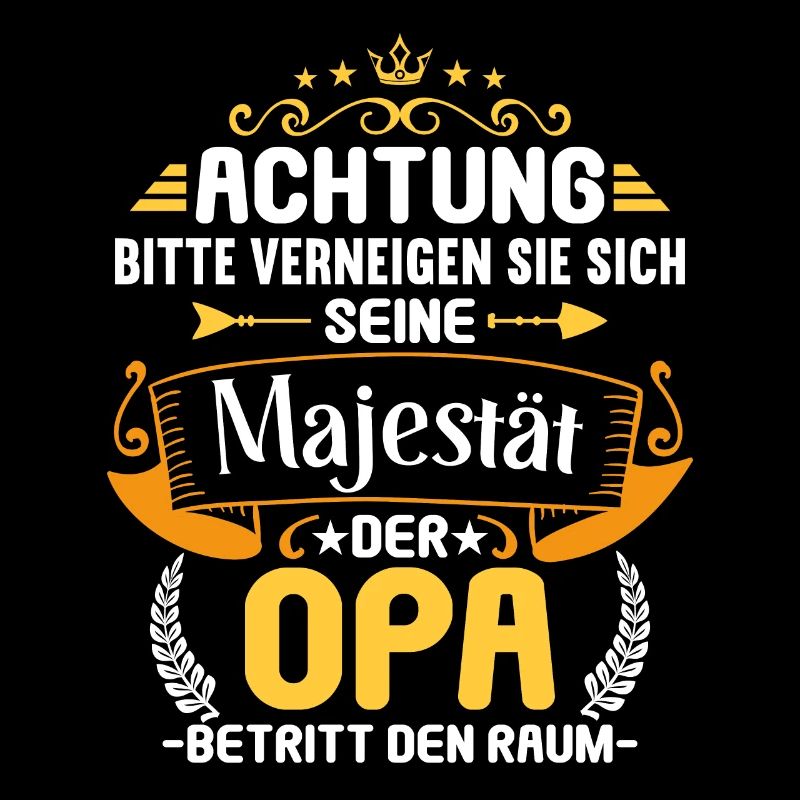 Bitte verneigen sie sich Opa betritt den Raum Opa