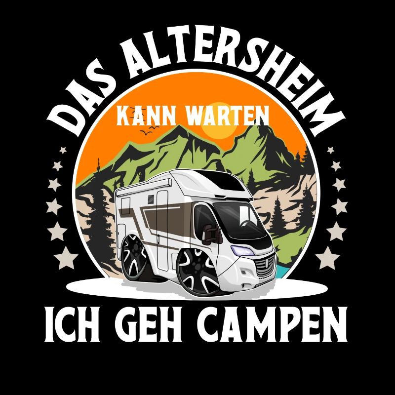 Camping Camper Campen Oma Opa