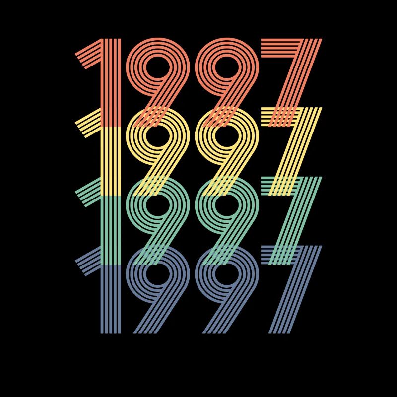 Cool Retro 1997, 25 Years Old, 25th Birthday Gift