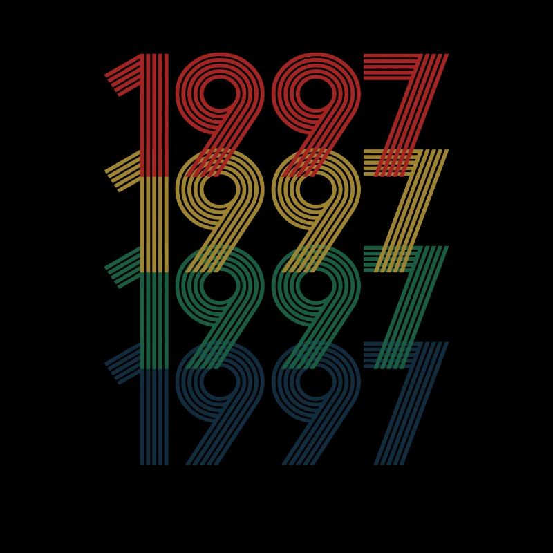 Cool Retro 1997, 25 Years Old, 25th Birthday Gift