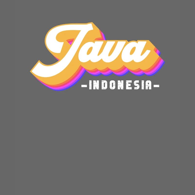 Vintage Urlaub Reise Indonesien Java