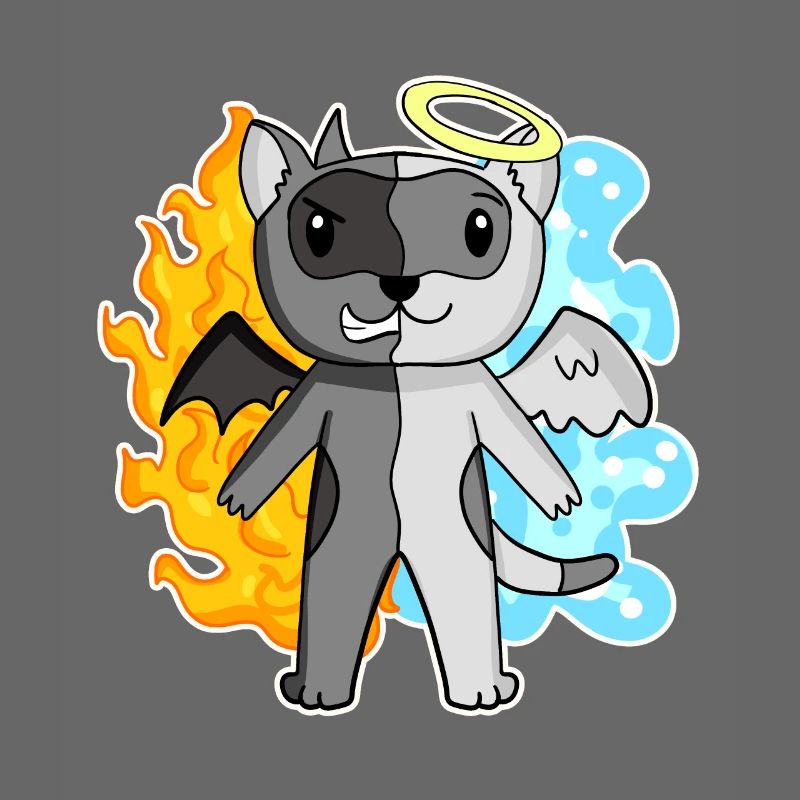 Cat Cat Breed Burma - Angel and Devil