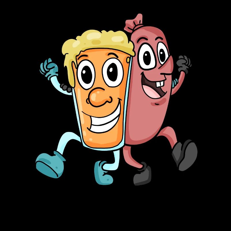 Bier und Wurst Grillen Grillwurst