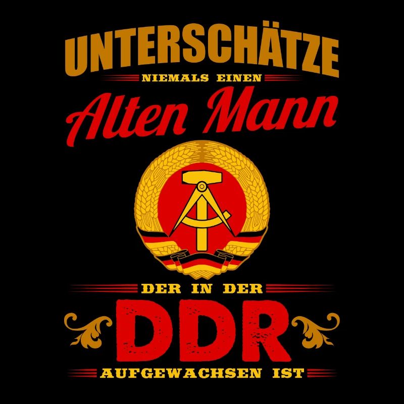 Alter Mann der in der DDR Geboren wurde