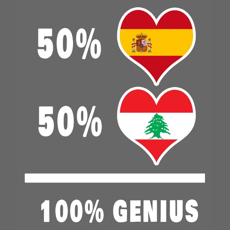 Libanon und Spanien Genie / Geschenk