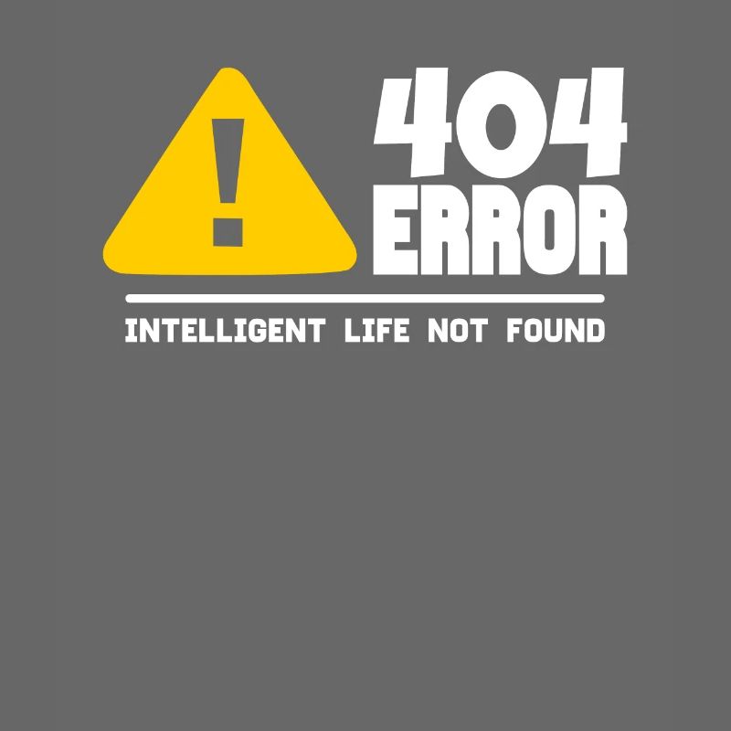 Computer and programmer geek. 404 Errors
