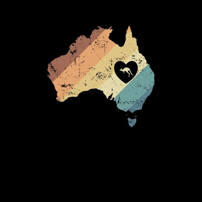Australia with kangaroo in the outback