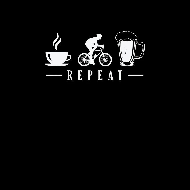 Café Vélo Bière Répéter Vélo Ride