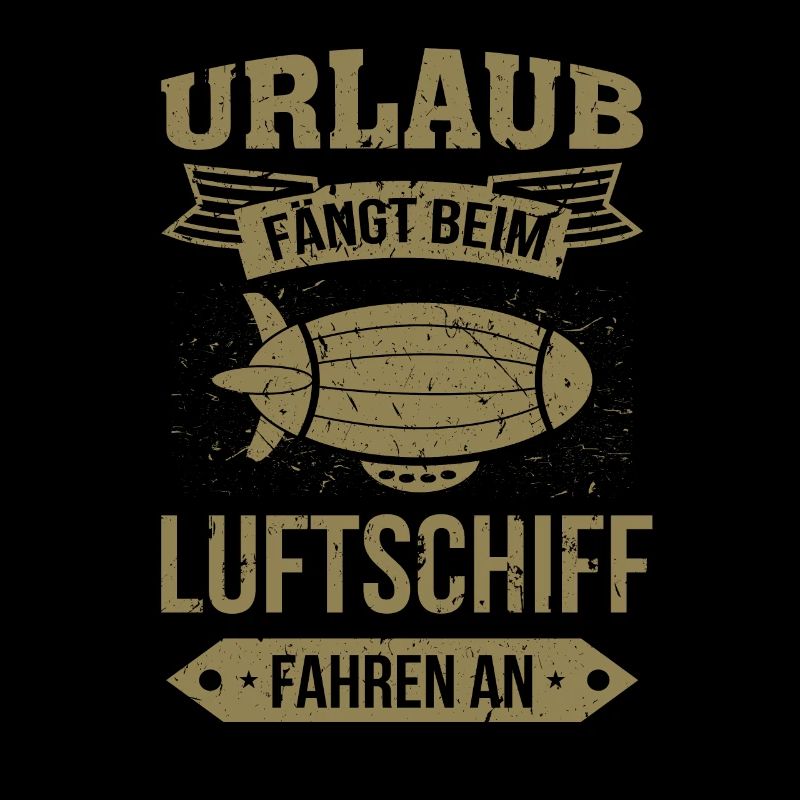 Luftschiff Urlaub fängt an
