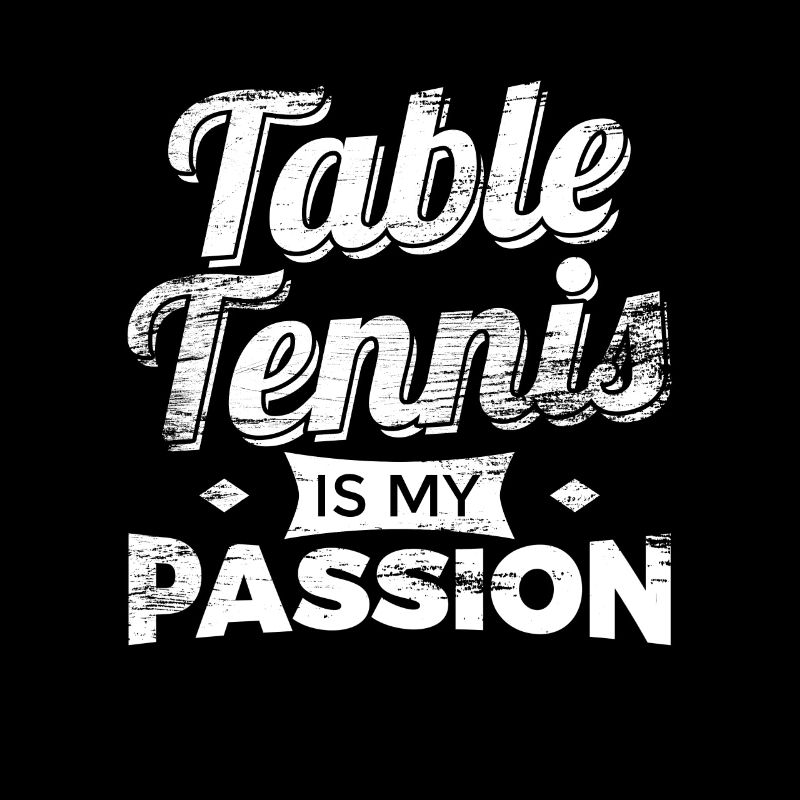 Funny table tennis player saying